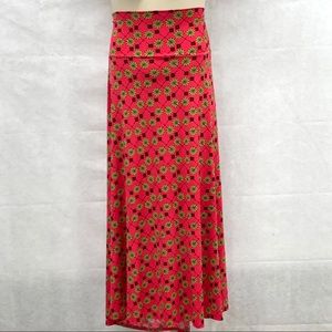 Lularoe print maxi skirt NWOT